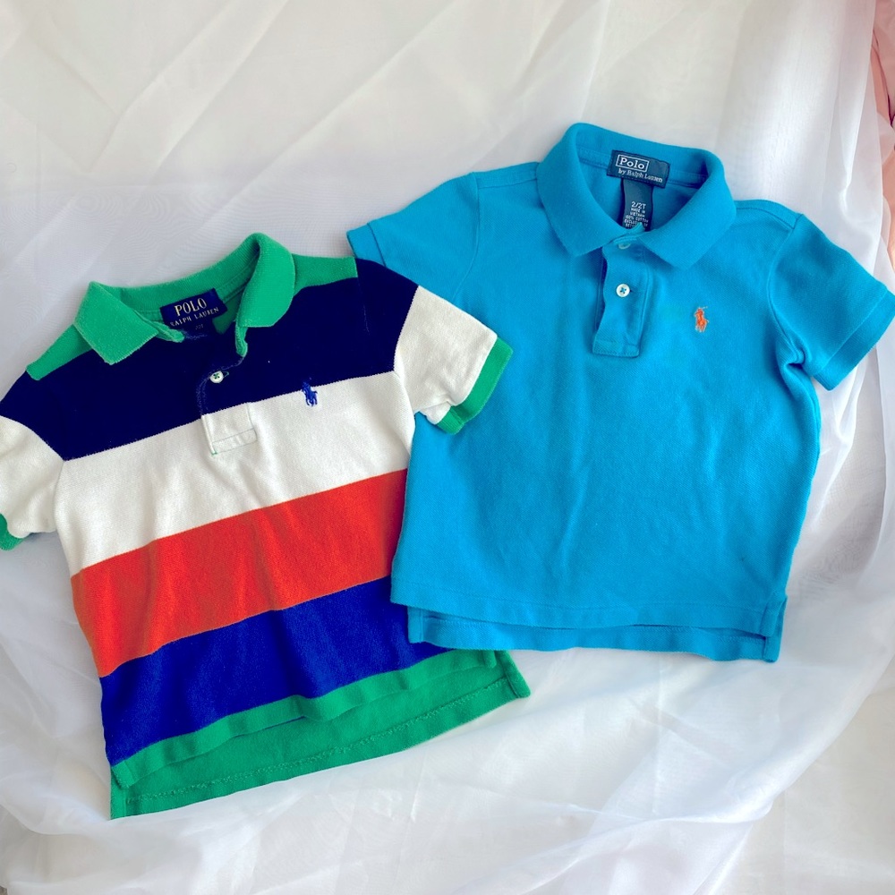 2-Ralph Lauren POLOS. Size 2t